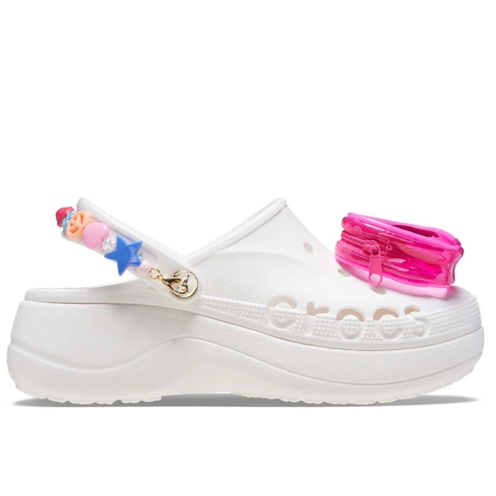 Crocs baya white with charms